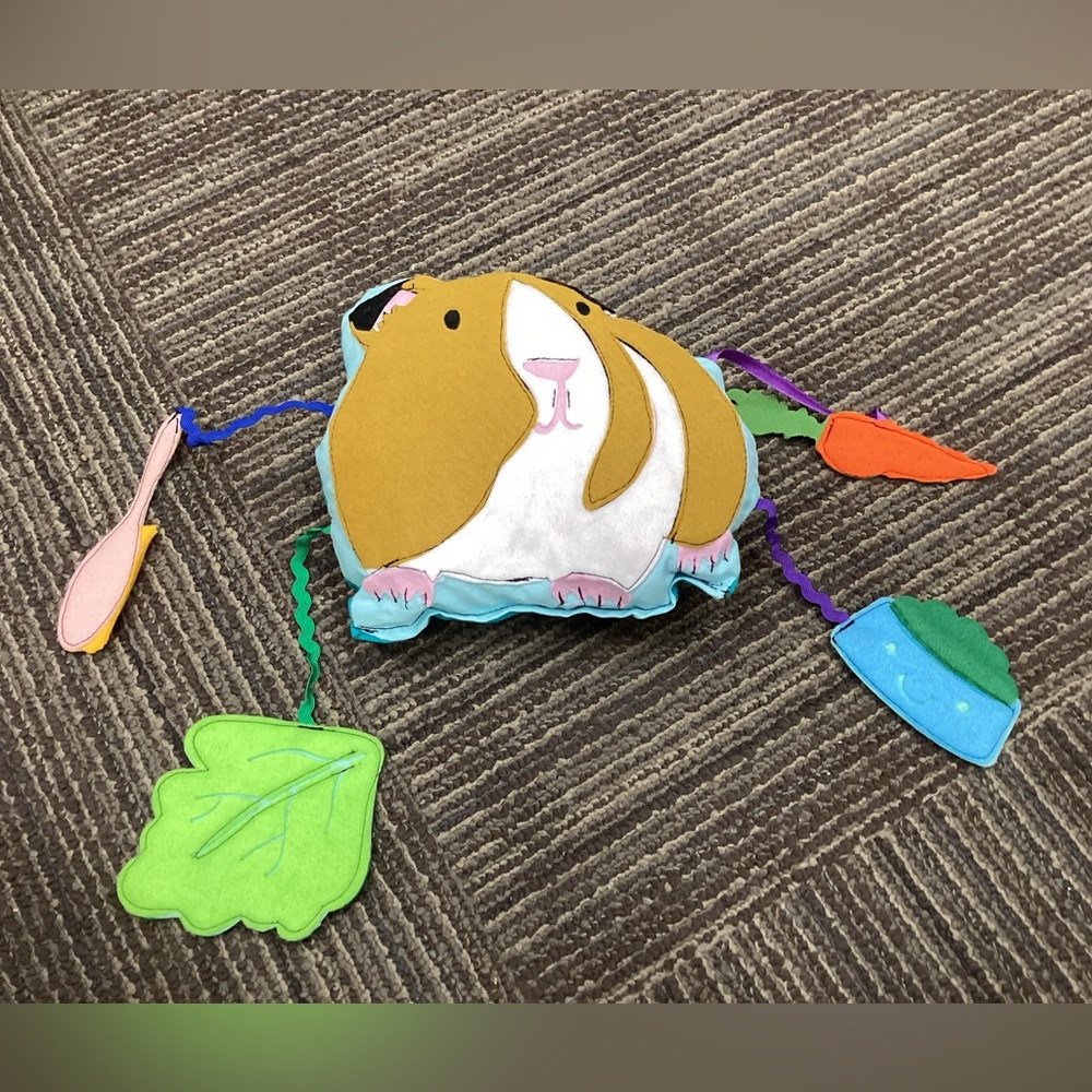 Handmade stuffed Guinea Pig toy